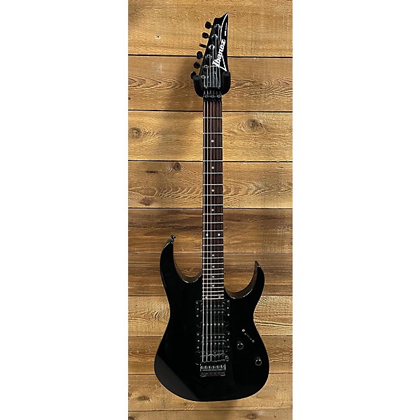 Used Ibanez RG470 Black Solid Body Electric Guitar