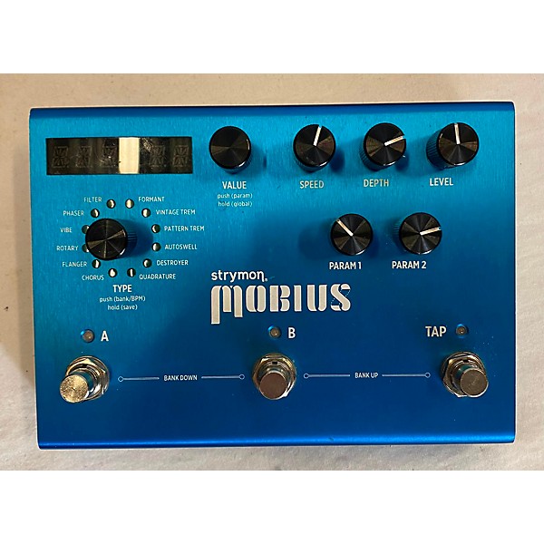 Used Strymon Mobius Multidimensional Modulation Effect Pedal