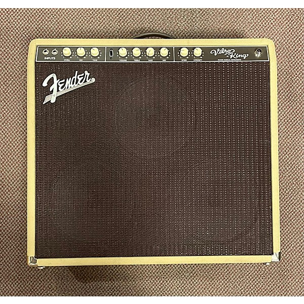 Used Fender Vibro King 60W 3x10 Tube Guitar Combo Amp