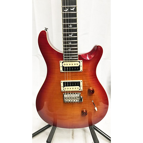 Used PRS Used PRS SE Custom 24 Cherry Sunburst Solid Body Electric Guitar