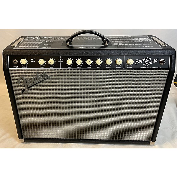 Used Fender Super Sonic 22 22W 1x12 Tube Guitar Combo Amp