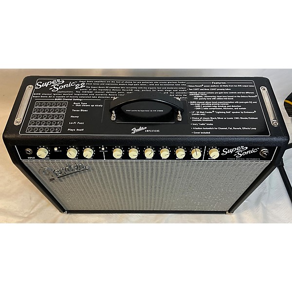 Used Fender Super Sonic 22 22W 1x12 Tube Guitar Combo Amp