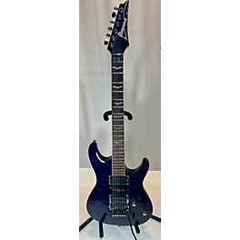 Used Ampeg Used Ibanez S470 DXQM Trans Purple Solid Body Electric Guitar