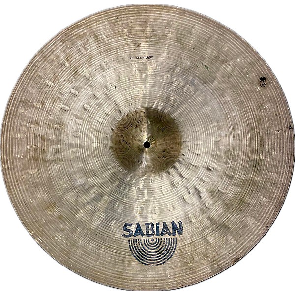 Used SABIAN 20in Vault Artisan Light Ride Cymbal