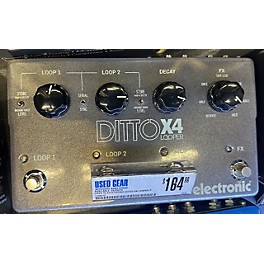 Used TC Electronic Used TC Electronic Ditto X4 Looper Pedal