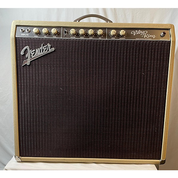 Used Fender Vibro King 60W 3x10 Tube Guitar Combo Amp