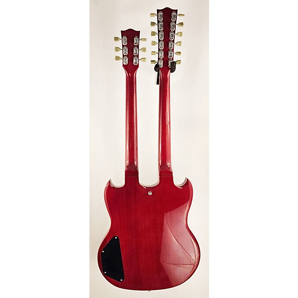Used Used Cozart Double Neck Cherry Solid Body Electric Guitar Cherry ...