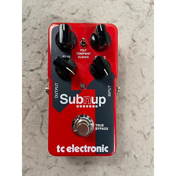 Used TC Electronic Sub N Up Octaver Effect Pedal