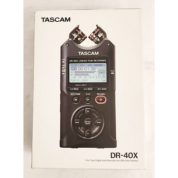 Used TASCAM DR40X MultiTrack Recorder