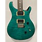 Used PRS Used PRS SE Custom 24 Aqua Trans Solid Body Electric Guitar