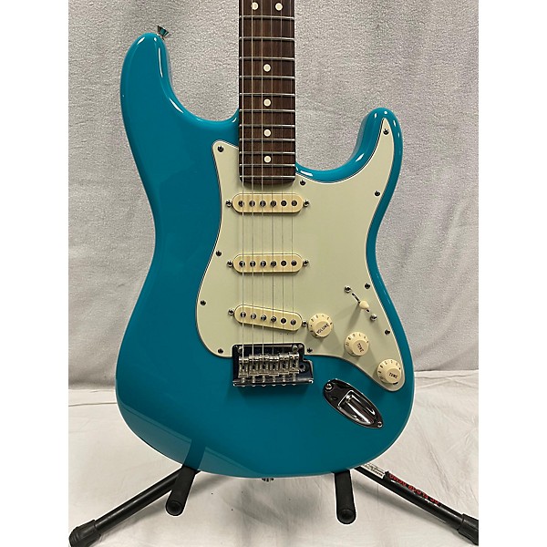 Used Fender Used Fender American Professional II Stratocaster Miami Blue Solid Body Electric Guitar