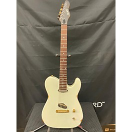 Used Slick Stuff Used Slick Stuff Sl5o Antique White Solid Body Electric Guitar