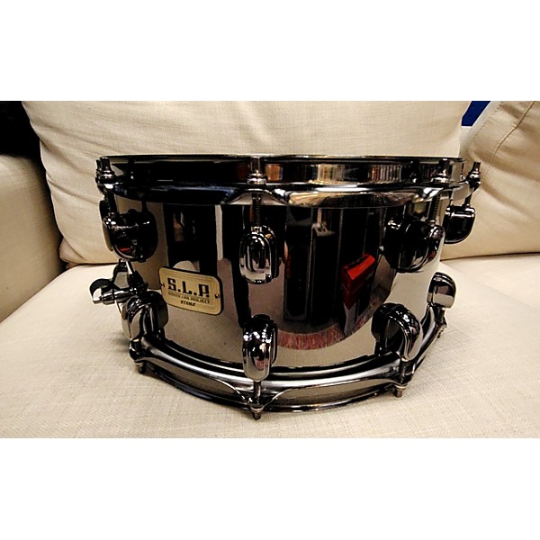 Used TAMA 14X6.5 S.l.p. Black Brass Drum