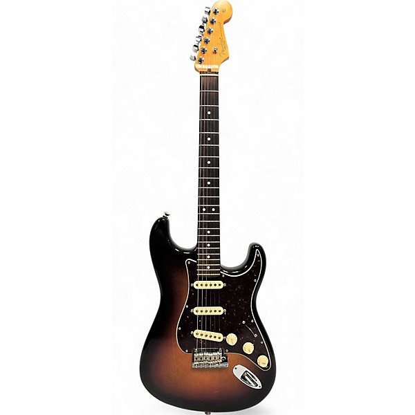 Used 2020 Fender American Professional II Stratocaster 3 Tone Sunburst Solid Body Electric Guitar
