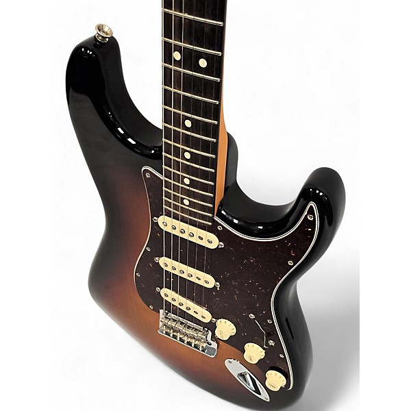 Used 2020 Fender American Professional II Stratocaster 3 Tone Sunburst Solid Body Electric Guitar