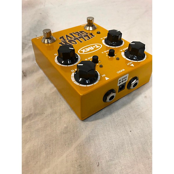 Used T-Rex Engineering Yellow Drive Distortion Effect Pedal