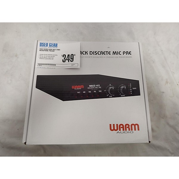 Used Warm Audio WA12 MKII Microphone Preamp