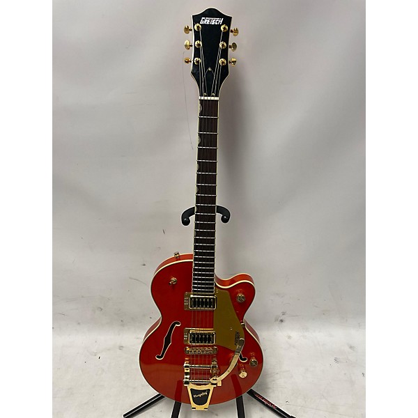 Used Gretsch Guitars Used Gretsch Guitars G5655TG Orange Hollow Body Electric Guitar