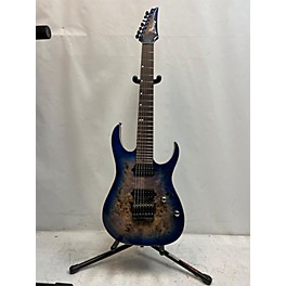 Used Ibanez Used Ibanez RG1027PBF Cerulean Blue Solid Body Electric Guitar