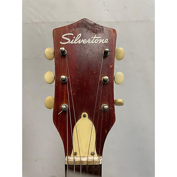 Vintage Silvertone 1960s Vanguard Solid Body Electric Guitar