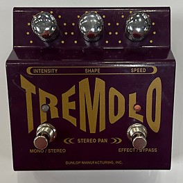 Used Dunlop Tremolo Stereo Pan Effect Pedal