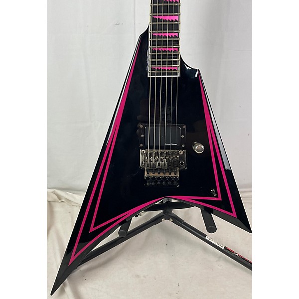 Used Edwards Used Edwards E-AL-168 Alexi Signature Black And Pink Solid Body Electric Guitar