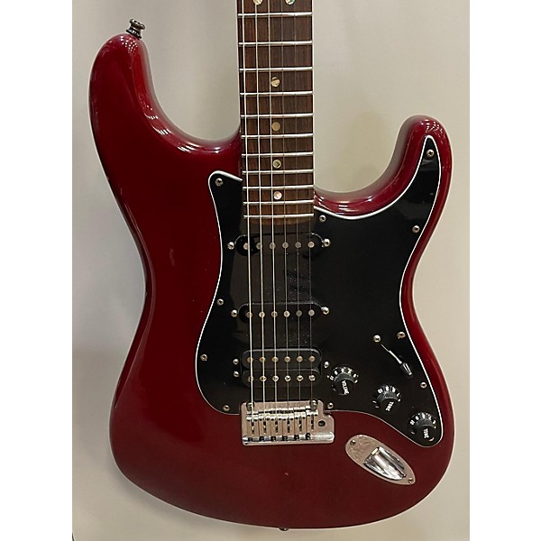 Used Fender American Elite Stratocaster HSS Shawbucker Midnight Wine Solid Body Electric Guitar