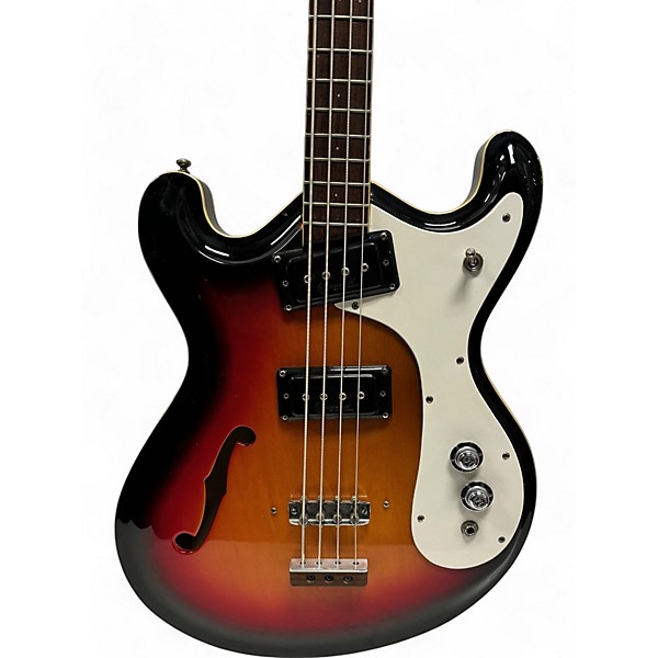 Vintage 1967 Mosrite COMBO SUN BURST Electric Bass Guitar