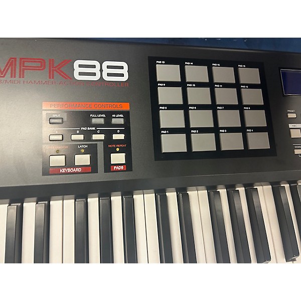 Used Akai Professional MPK88 88 Key MIDI Controller