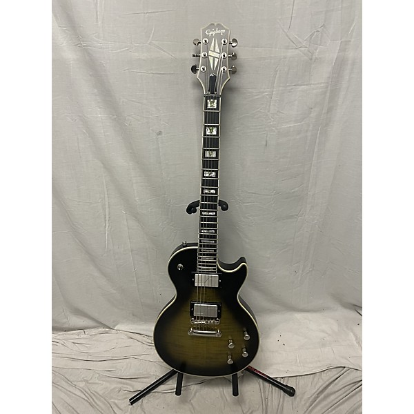 Used Epiphone Used Epiphone Les Paul Prophecy Custom EX Tiger Olive Solid Body Electric Guitar