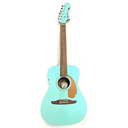 Used Fender Used Fender Malibu CE Seafoam Green Acoustic Electric Guitar