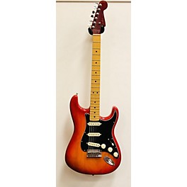 Used Fender Used 2022 Fender American Ultra Luxe Stratocaster RED ORANGE BURST Solid Body Electric Guitar