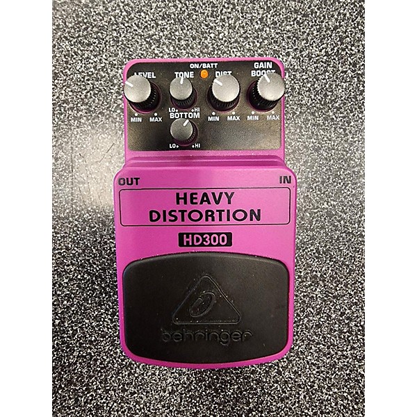 Used Behringer HD300 Heavy Distortion Effect Pedal