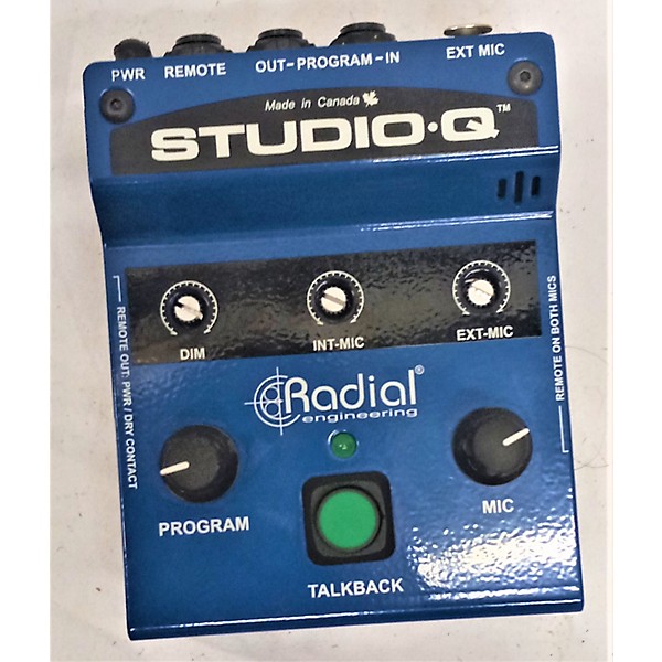 Used Radial Engineering Studio-Q Microphone Preamp