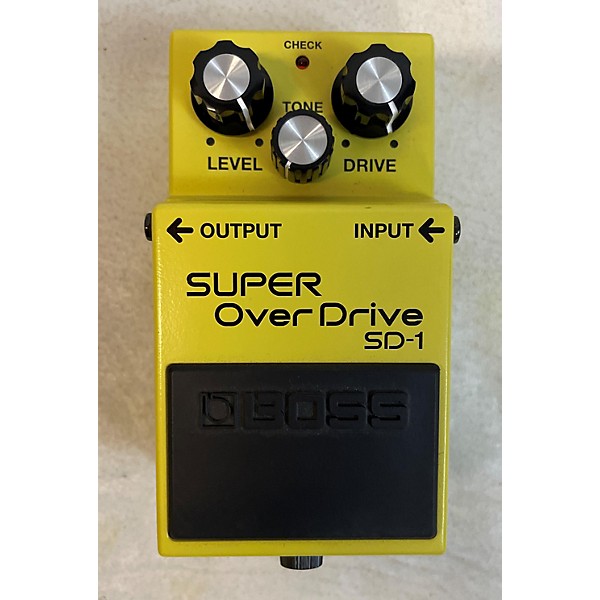 Used BOSS SD1 Super Overdrive Effect Pedal