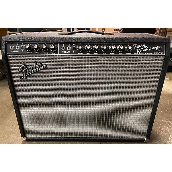 Used Fender 1965 Reissue Twin Reverb 85W 2x12 Tube Guitar Combo Amp