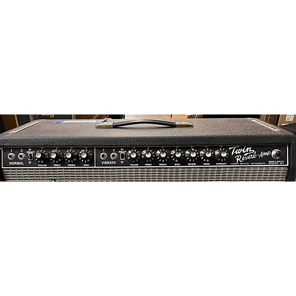 Used Fender 1965 Reissue Twin Reverb 85W 2x12 Tube Guitar Combo Amp