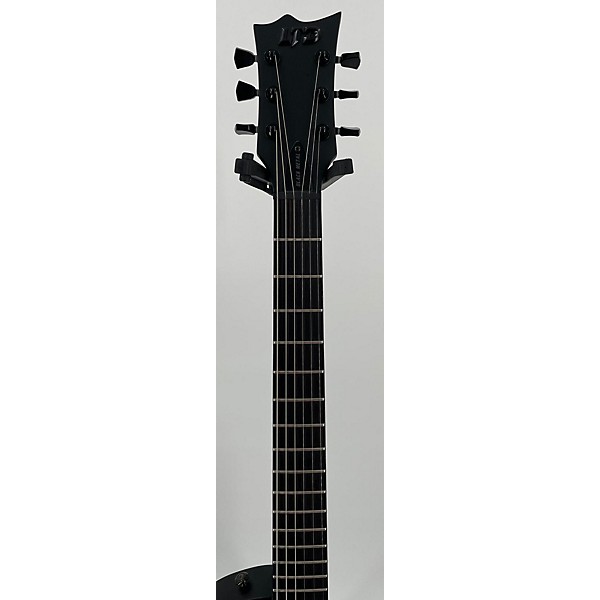 Used ESP LTD EC Black Metal Solid Body Electric Guitar