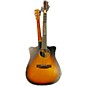 Used Used Busuyi NPS126 Vintage Sunburst Acoustic Electric Guitar