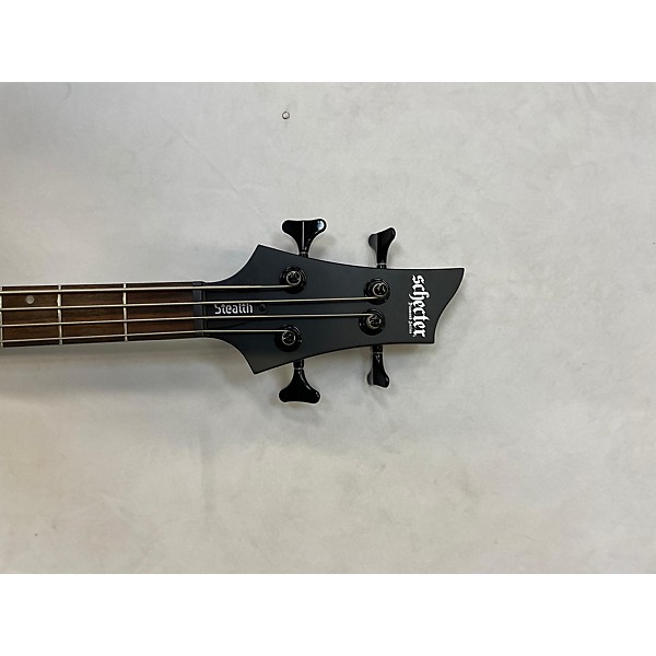 Used Schecter Guitar Research Stiletto Stealth Bass Electric Bass Guitar