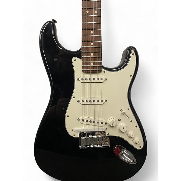 Used Fender VG Stratocaster Black Solid Body Electric Guitar