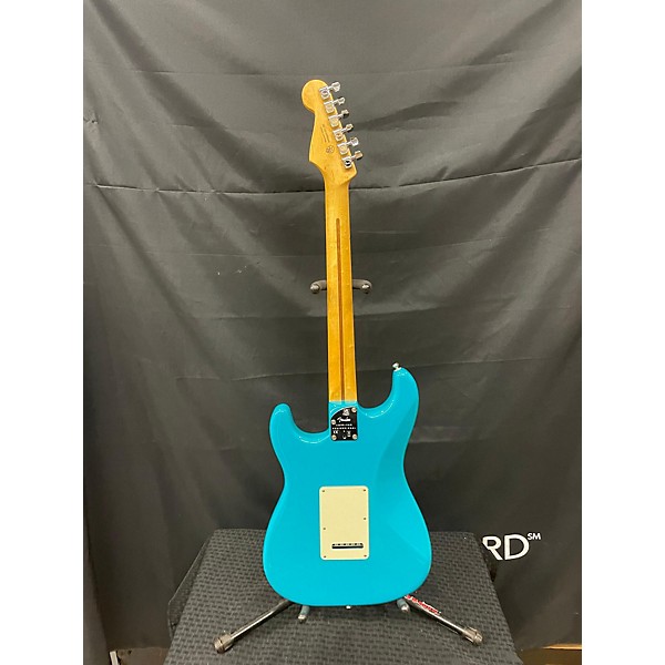 Used Fender Used 2021 Fender American Professional II Stratocaster MIAMI BLUE Solid Body Electric Guitar