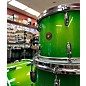 Used Gretsch Drums Used 1960s Gretsch Drums 3 piece 60's Era Round Badge Kit Lime Mist Organic Green Fade Drum Kit