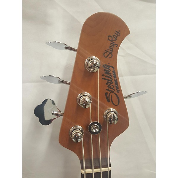 Used Sterling by Music Man Used Sterling By Music Man Ray34 Heritage Cherry Sunburst Electric Bass Guitar