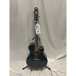 Used Yamaha Used Yamaha APX700II-12 Black 12 String Acoustic Electric Guitar