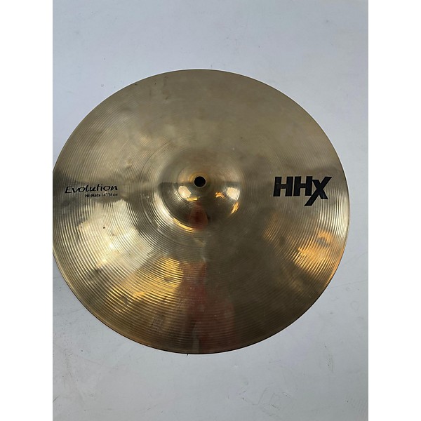 Used SABIAN 14in Hhx Evolution High Hat Pair Cymbal