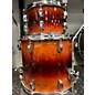 Used Used Odery 3 piece Eyedentity Bubinga/Sapele Explosion 2 Tone Sunburst Drum Kit