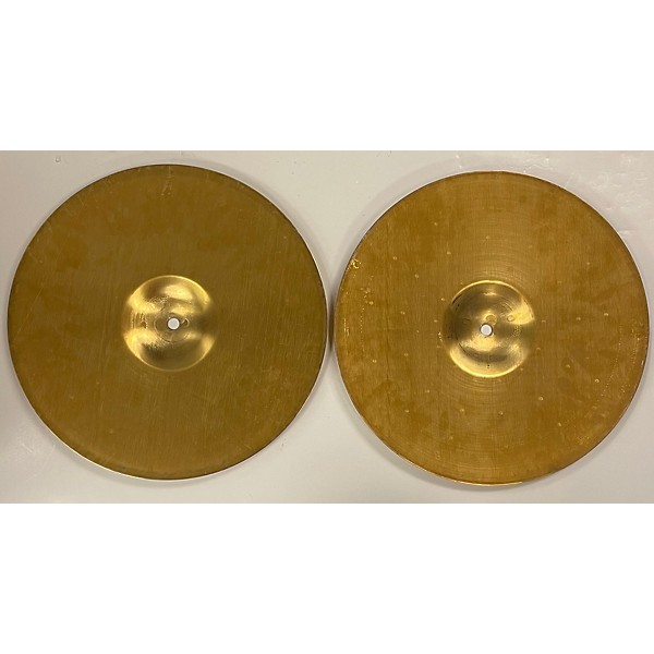 Used Wuhan Cymbals & Gongs 14in 457 14" Hi-Hat Set Cymbal