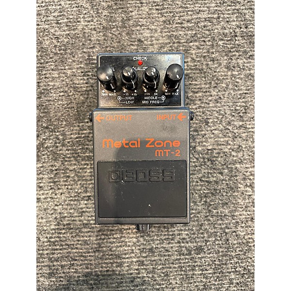 Used BOSS MT2 Metal Zone Distortion Effect Pedal