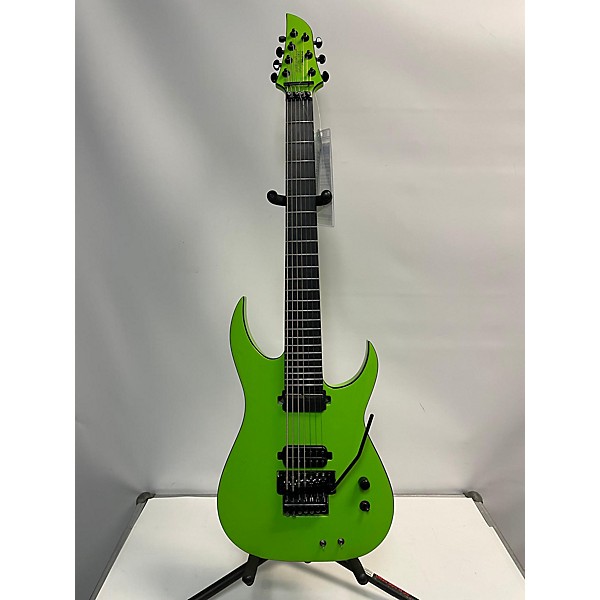 Used Schecter Guitar Research Used Schecter Guitar Research KM-7 FR S MK-III LAMBORGHINI GREEN Solid Body Electric Guitar